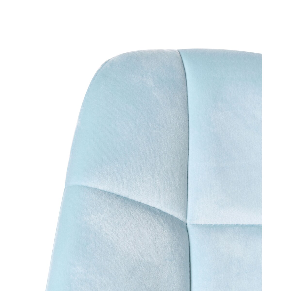 Krzesło obrotowe LABELLE Welur Błękitny