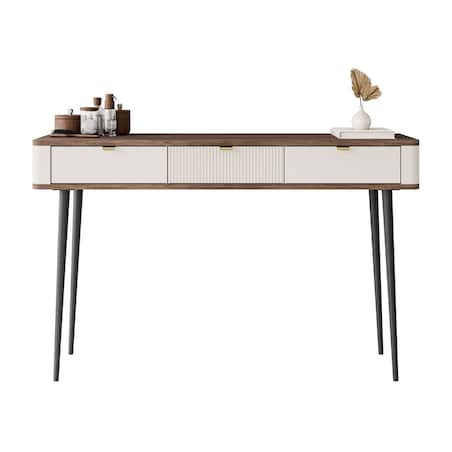 Konsola AUTUMN z szufladami, Kaszmir / Orzech