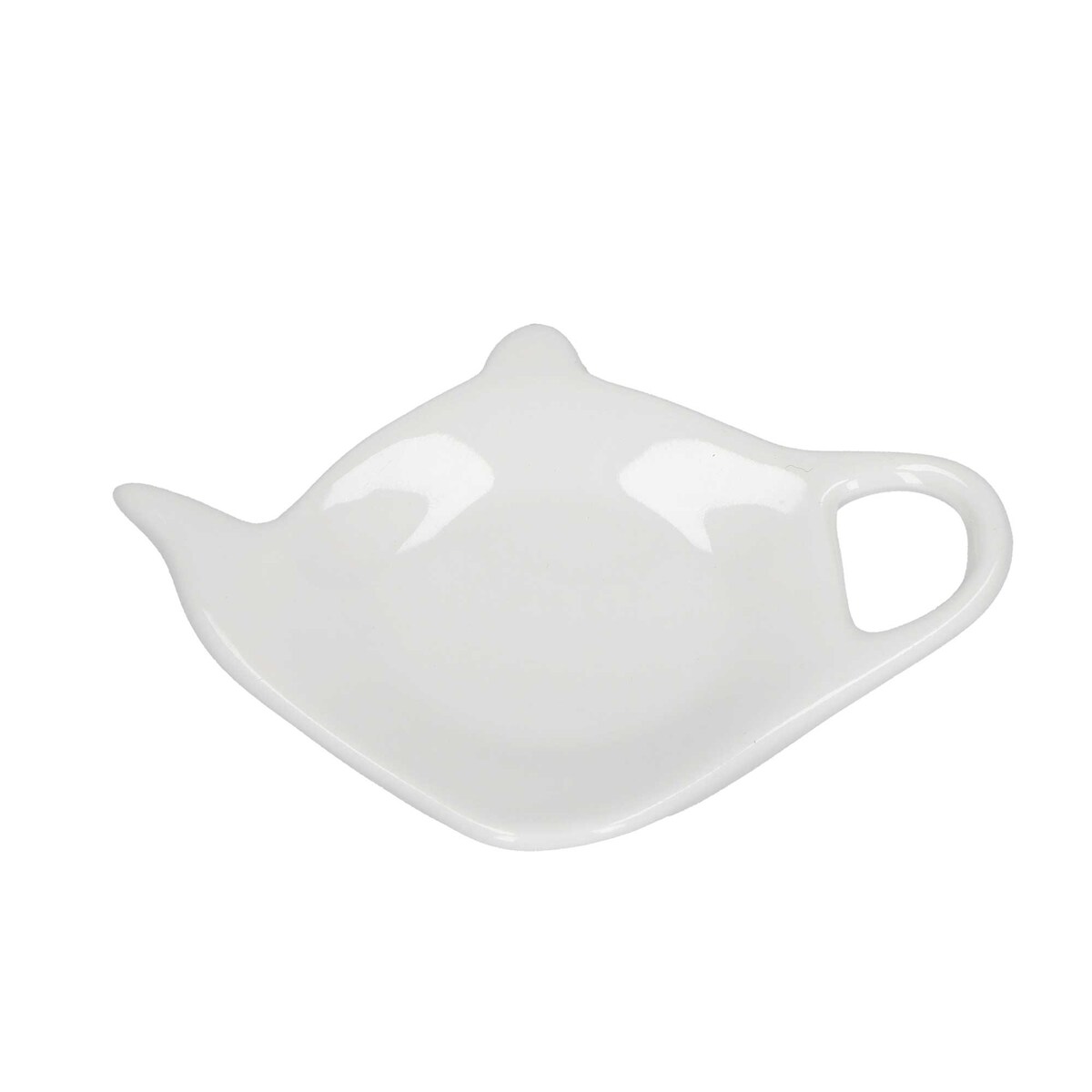 Talerzyk na torebkę od herbaty Convivio - Biały, 11 x 8.5 cm