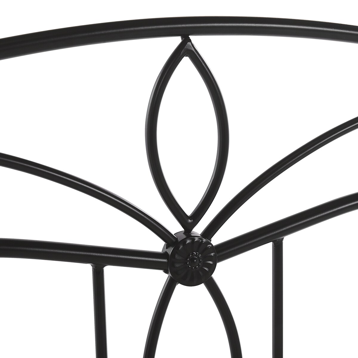 Łóżko Metal ANTLIA 180 x 200 cm Czarny