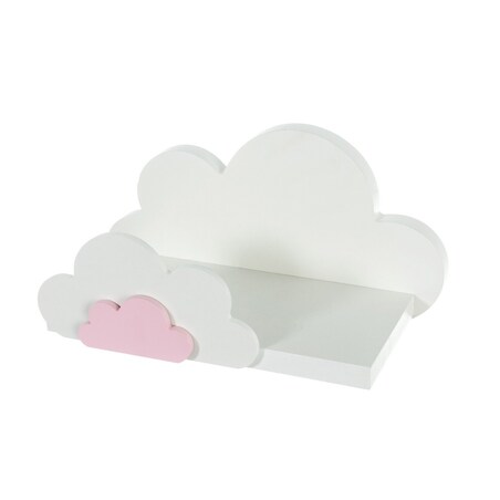 Półka Clouds 29,5x15x15cm pink, 29,5 x 15 x 15 cm