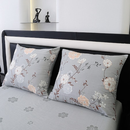 Pościel Bawełniana Premium 160X200 Kwiaty