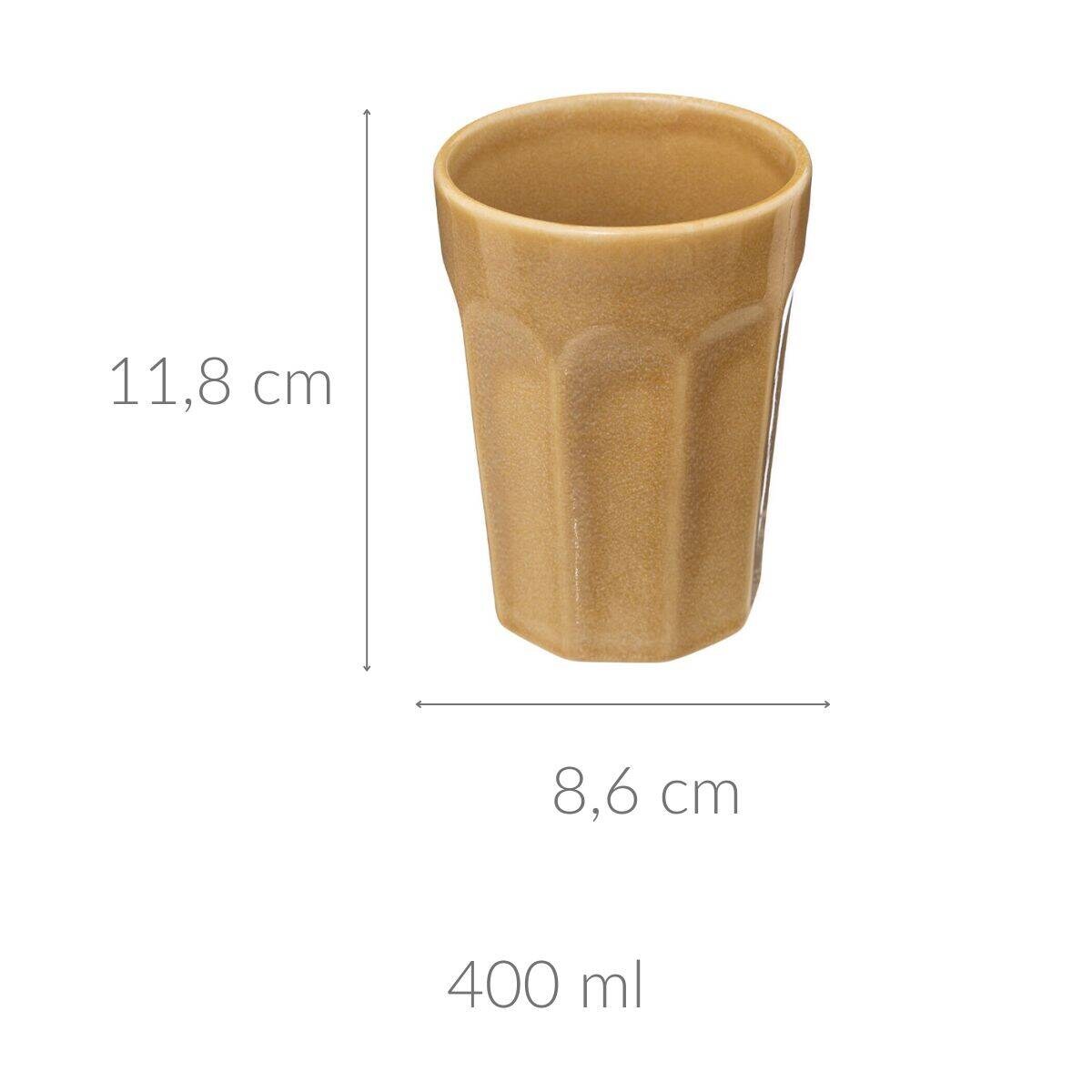 Kubek ceramiczny ROMA, 400 ml