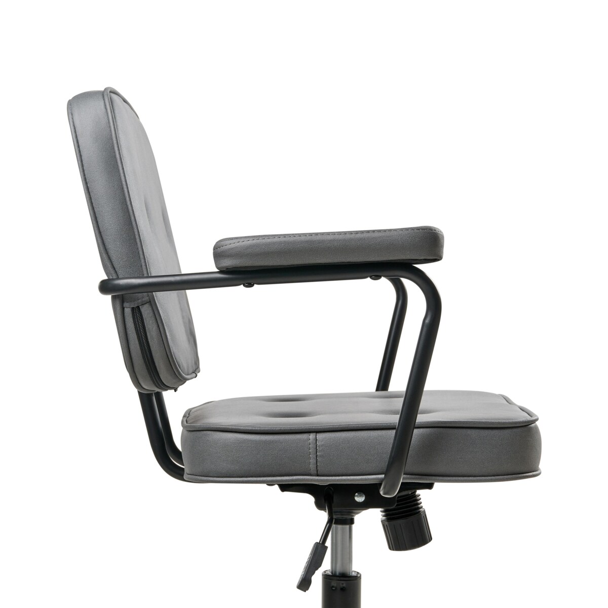 Krzesło obrotowe PAWNEE Welur Szary