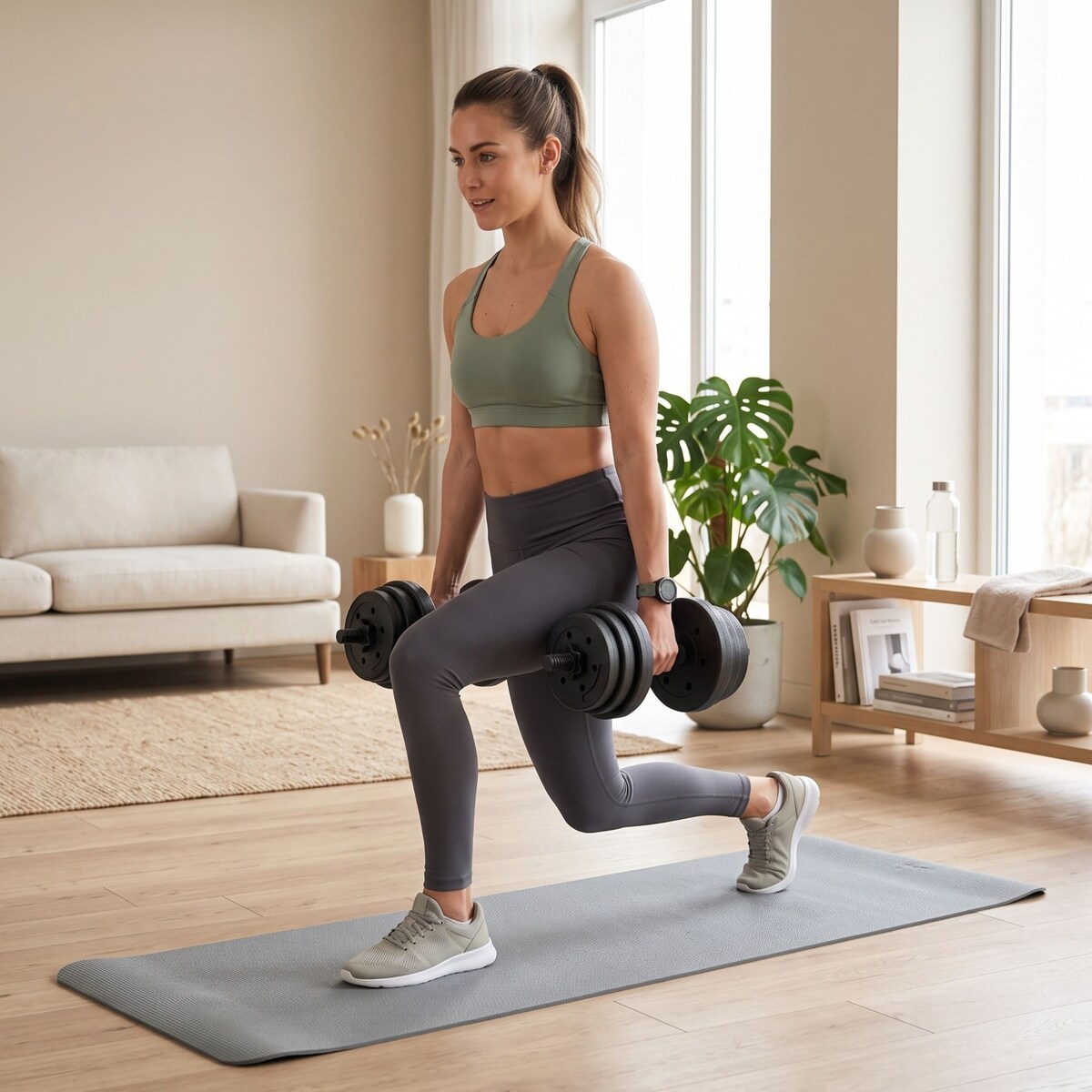 Zestaw hantli 2x20kg hantle bitumiczne 40 kg regulowane funfit