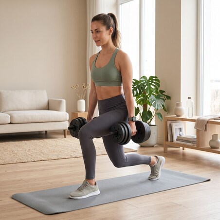 Zestaw hantli 2x20kg hantle bitumiczne 40 kg regulowane funfit