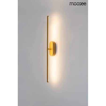 Lampa ścienna Tobia MSE010400212 prosta obrotowa złota