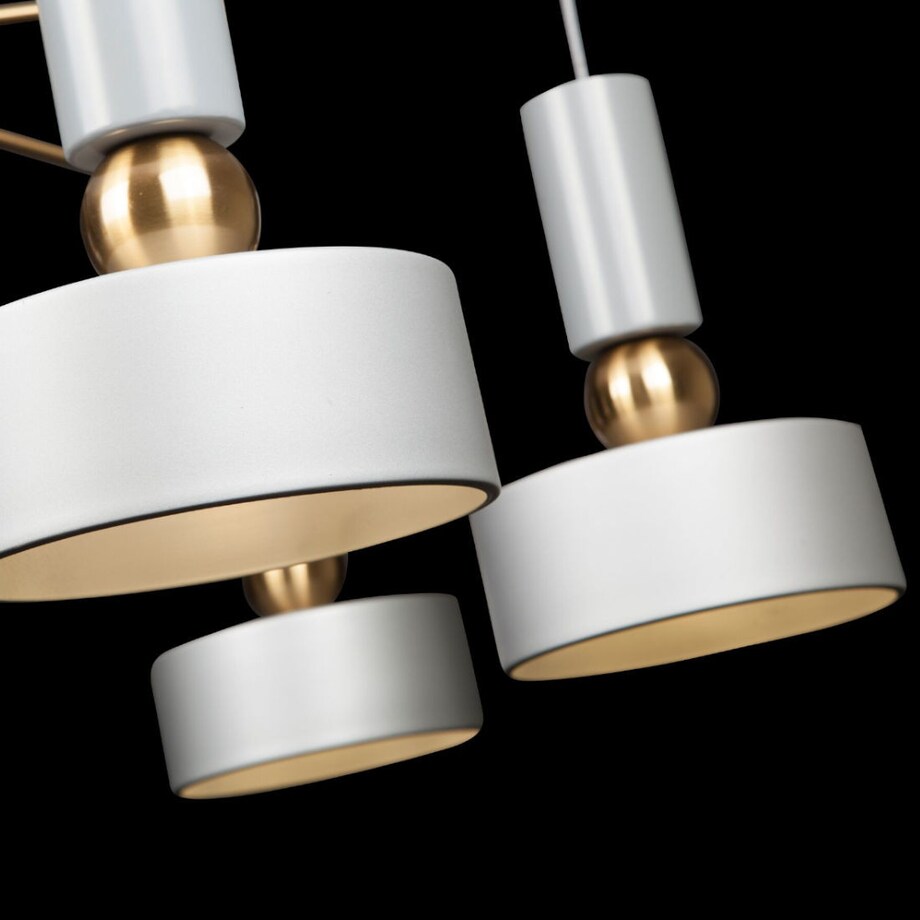 LAMPA wisząca VOID MOD030PL-06GR Maytoni metalowa OPRAWA ZWIS pająk szary