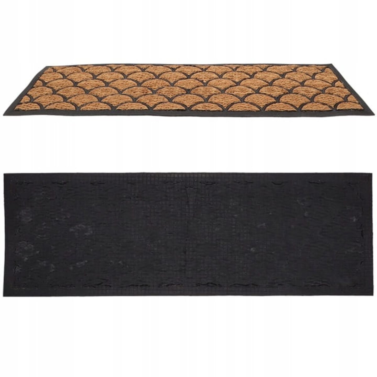 Wycieraczka z włókna kokosowego Łuski DUŻA MASYWNA 120x40 cm Gotowa Mata