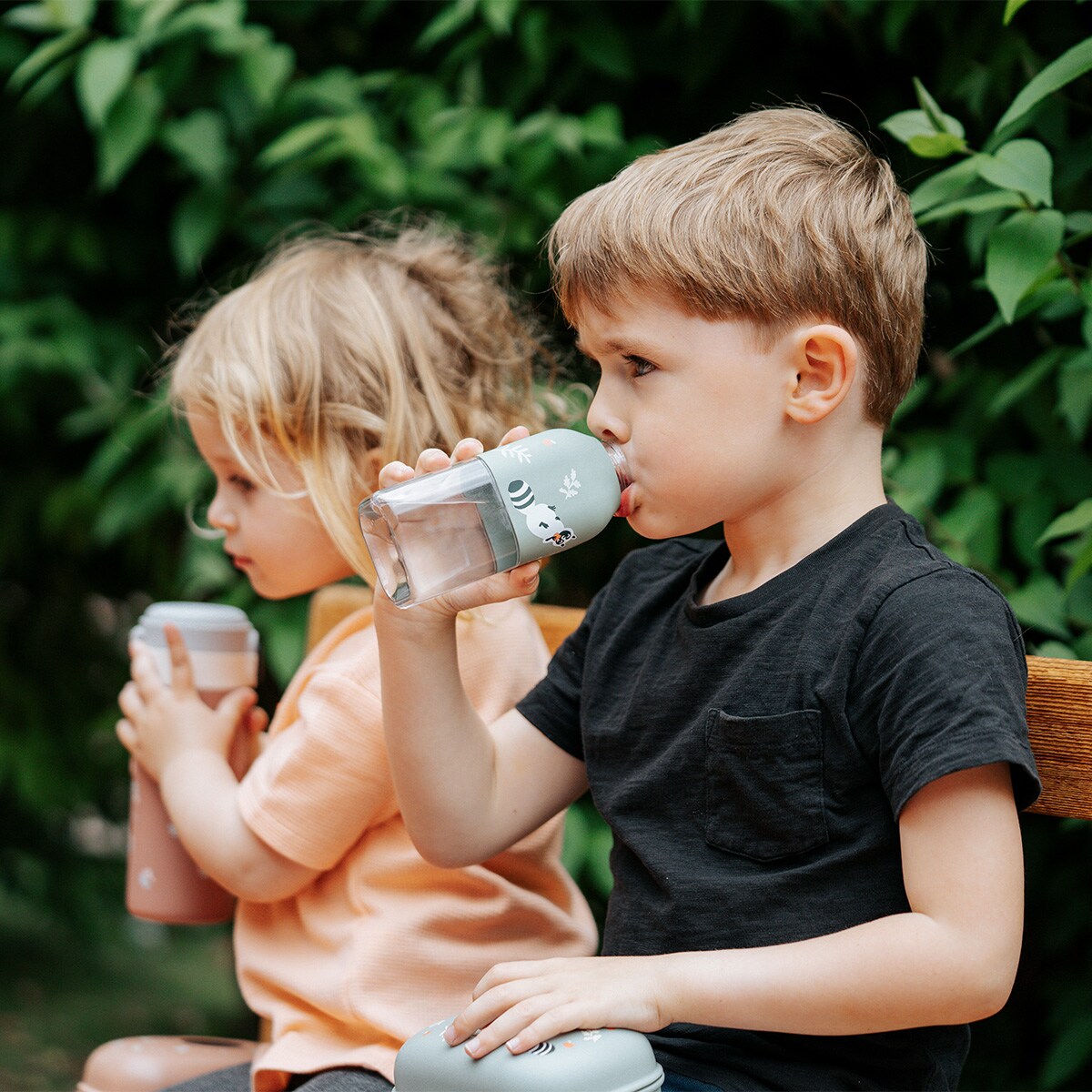 Butelka na wodę S Positive Racoon, 330 ml, Monbento