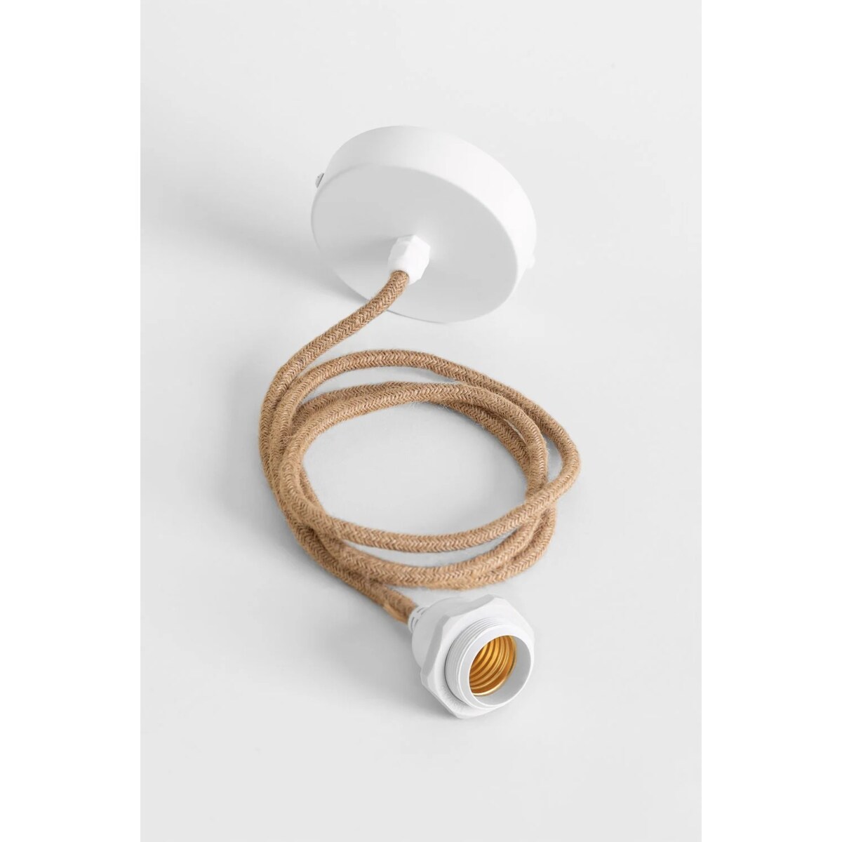 Lampa wisząca z plecionego rattanu Llaury Ø70 cm