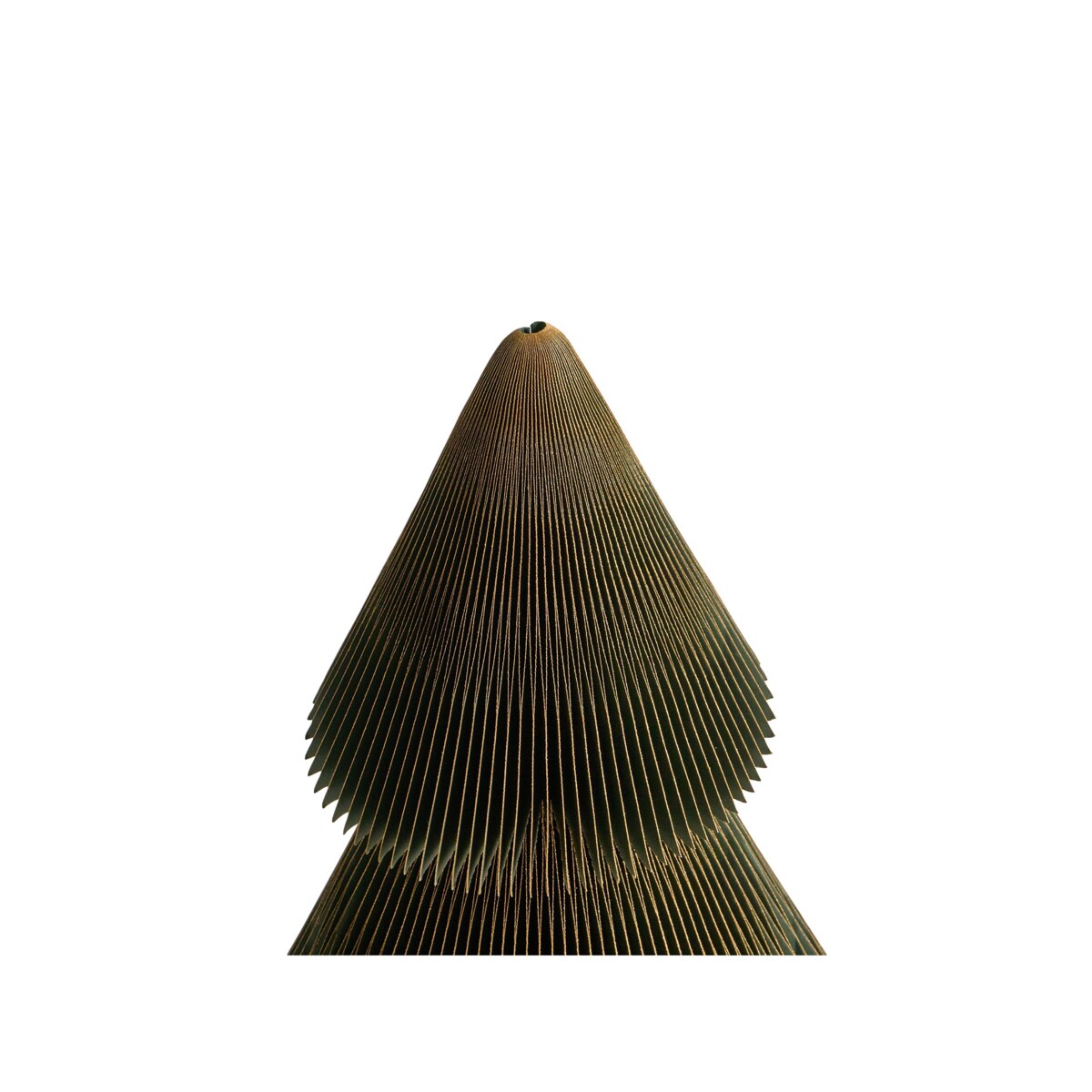 Zestaw 2 dekoracji świątecznych VEFSNA Choinka 90/122 cm Beżowy/zielony