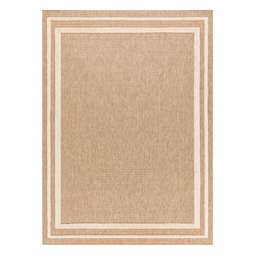 Dywan SPARK 0687A beż / krem - Ramka, sizal, 180x270 cm