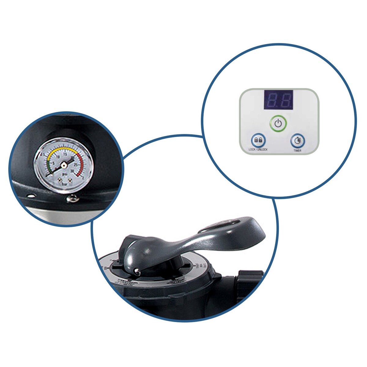 Pompa filtrująca piaskowa Intex 5700 l/h + piasek 25kg