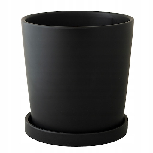 DONICA ISTAD XL z podstawką CZARNY MAT śr. 19cm