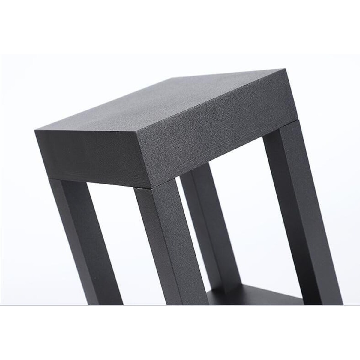 Zewnętrzna LAMPA stojąca QUBE ABIGALI-GLQ600WW 7W prostokątna OPRAWA ogrodowa LED 7W 3000K outdoor IP65 czarna, Abigali