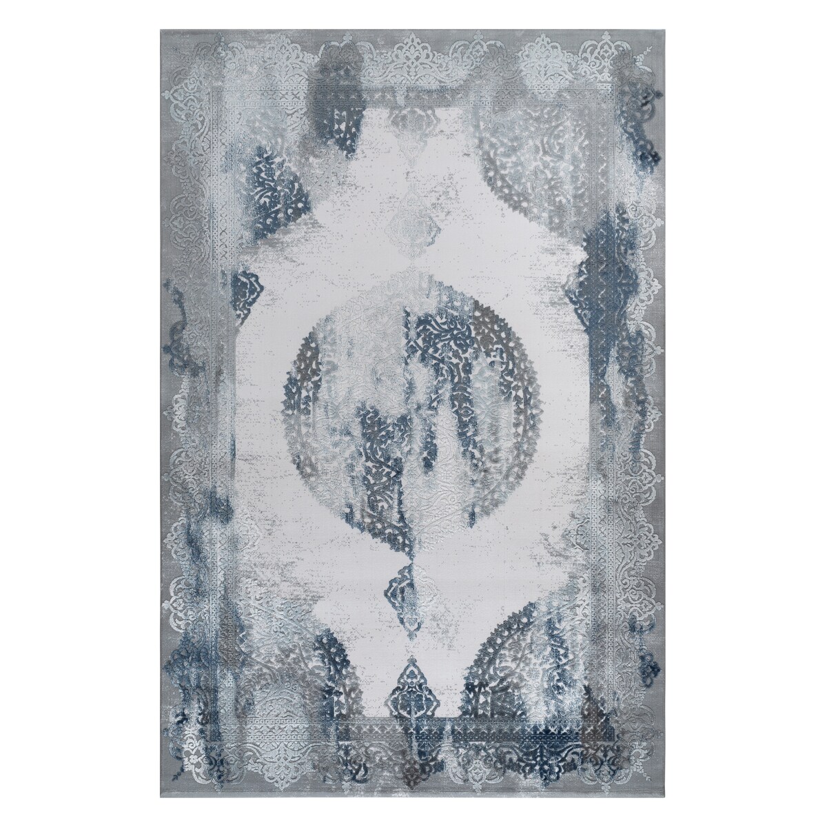 Dywan AKRYL VALENCIA 5040 ORIENT niebieski / 80x150 cm