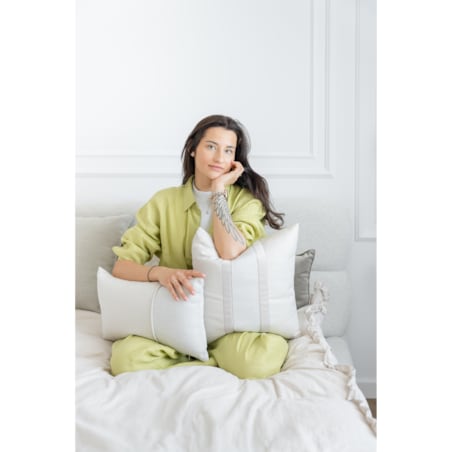 Poduszka dekoracyjna Porcelanowy Beż