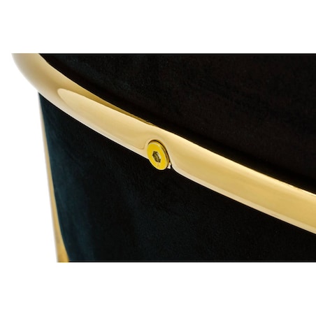 Eleganckie krzesło Margo KH121100121.74 King Home tapicerowane czarne