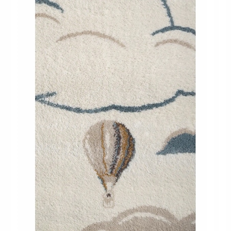 Dywan dziecięcy 160x235cm,kremowo beżowe balony, miękkie włosie
