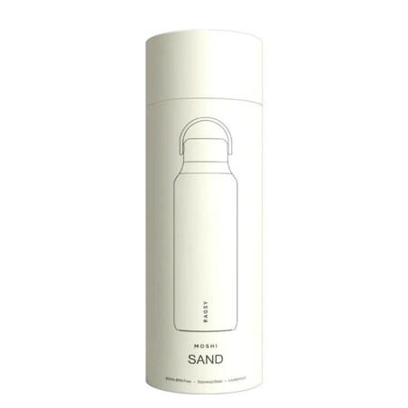 RAGSY MOSHI butelka termiczna z ceramicznym wnętrzem 600 ml, Sand