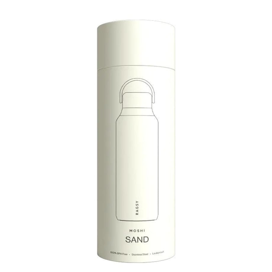 RAGSY MOSHI butelka termiczna z ceramicznym wnętrzem 600 ml, Sand