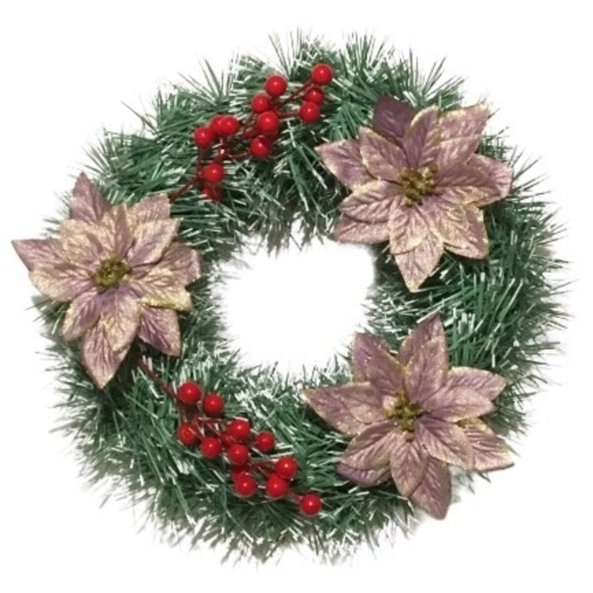 WIANEK NA DRZWI STÓŁ gotowy stroik gwiazda świąteczny udekorowany sztuczny