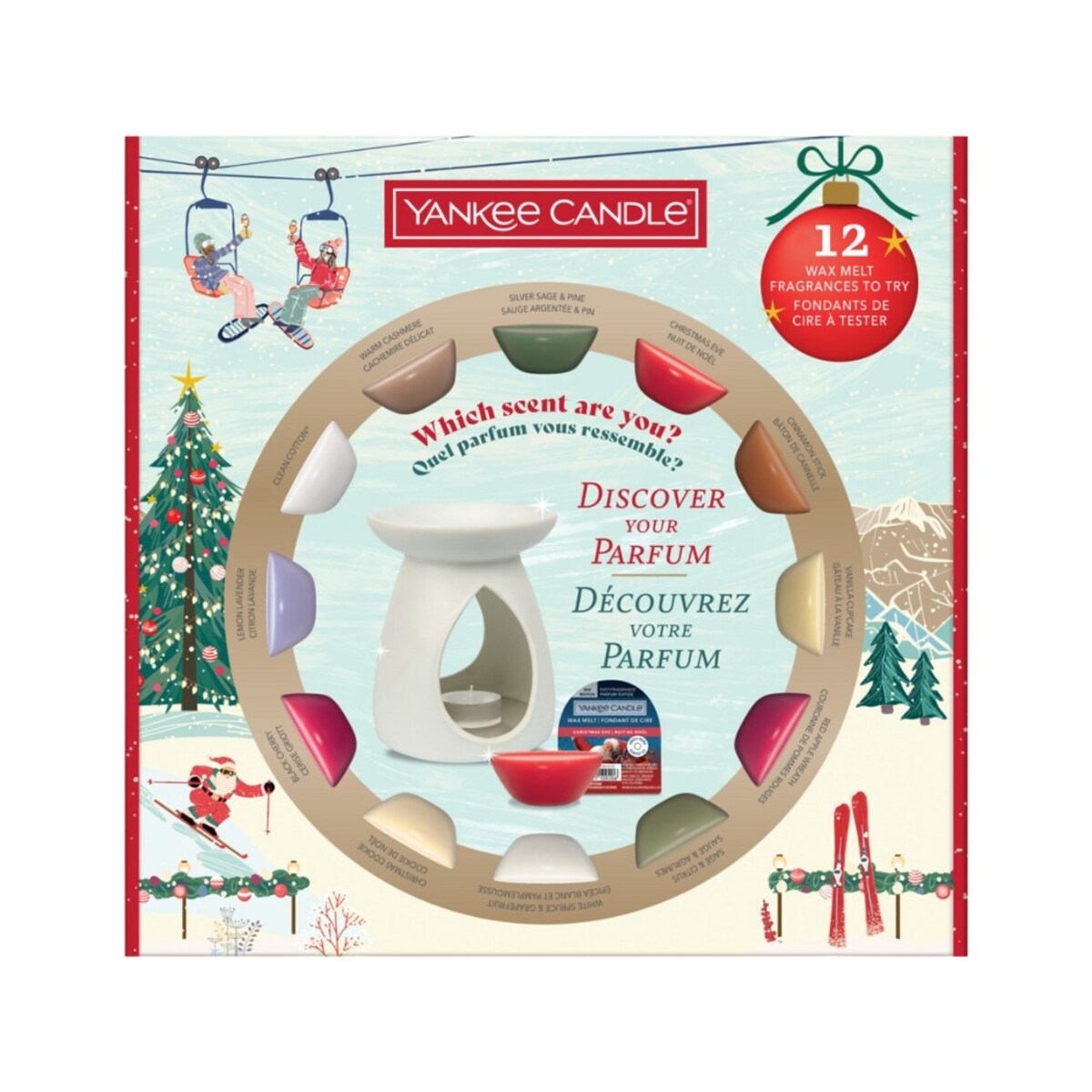 Yankee Candle zestaw prezentowy KOMINEK+WOSKI