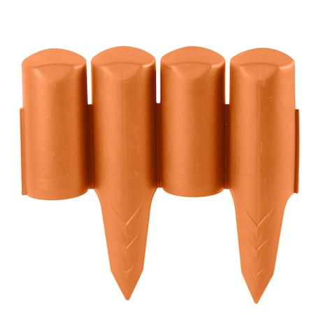 Płotek Ogrodowy 2,5 M Obrzeże Trawnikowe Palisada Terakota