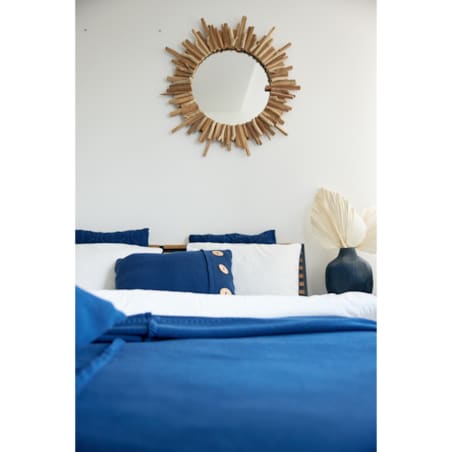 Narzuta klasyczna granatowa, 220 x 240 cm, La Manta