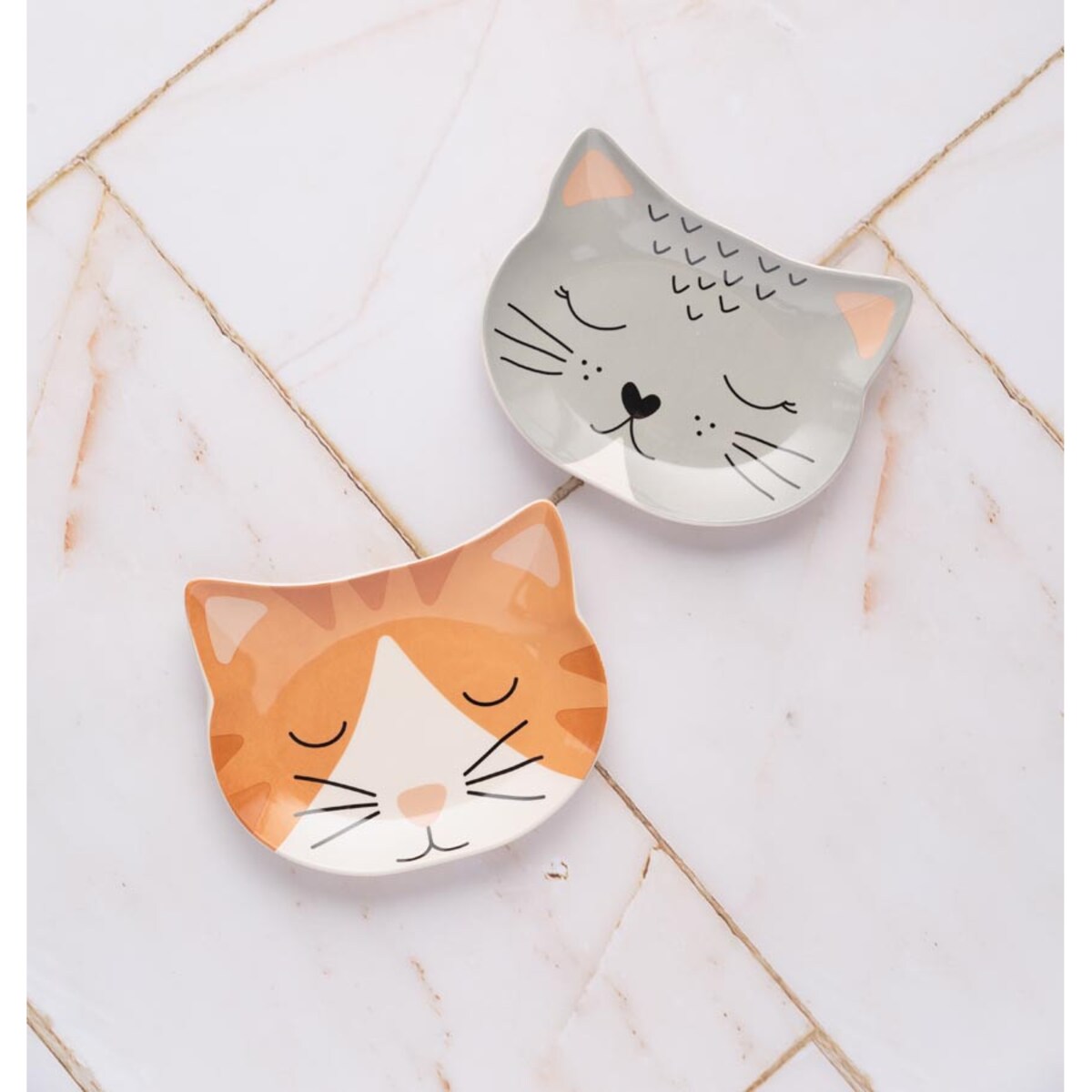 Miseczka na karmę dla kota Ginger, 16 x 13 x 2.5 cm, Mason Cash