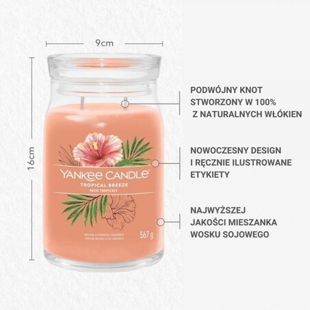 YC SIGNATURE – Świeca duża TROPICAL BREEZE