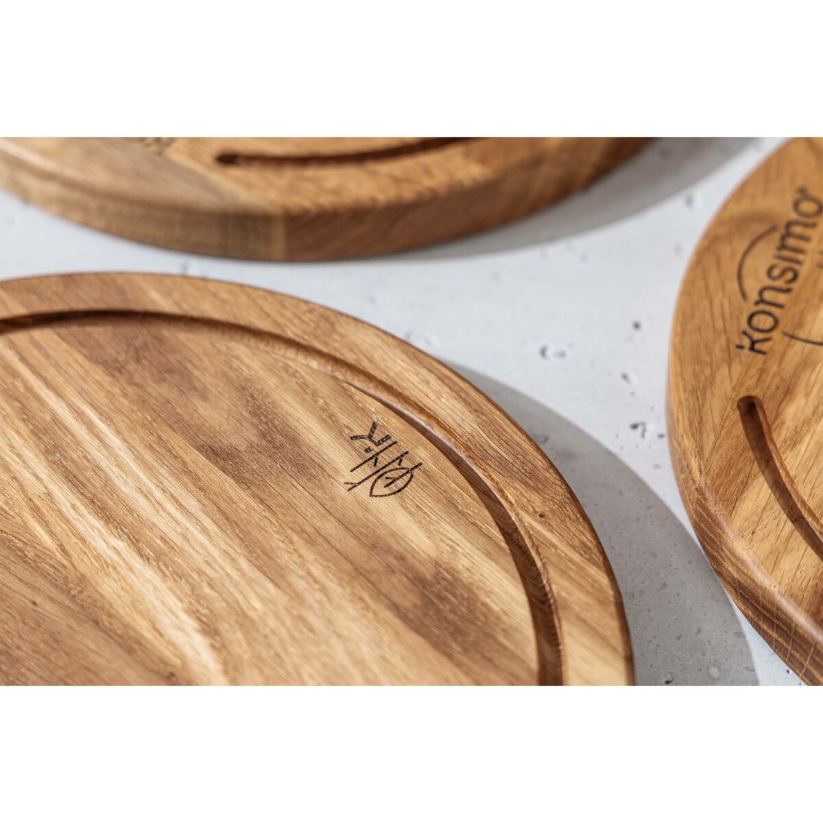 Konsimo LESTE Deska do krojenia (2szt.), drewno dębowe