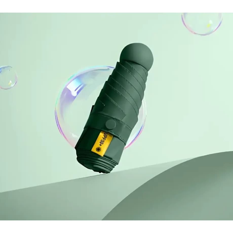 Parasol kieszonkowy kompaktowy parasolka składana mała mały mini etui LEKKA