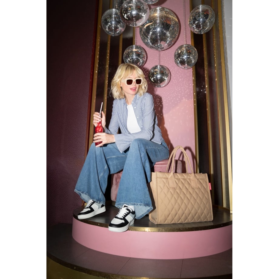 Torba DAILY SHOPPER, rhombus ginger