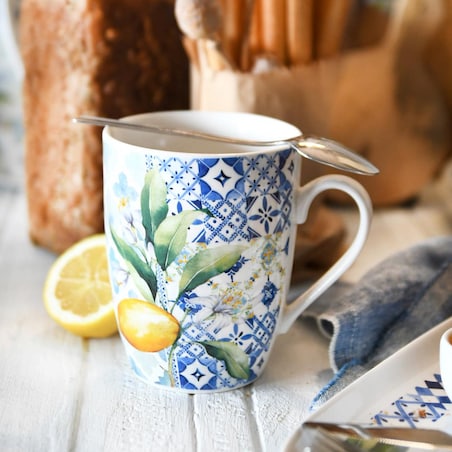 VILLA ITALIA Kubek porcelanowy 330 ml LIMONETTI