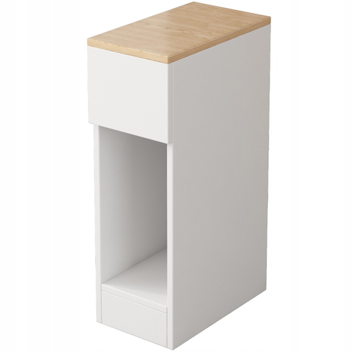 Szafka nocna wąska z szufladą stolik z półką nowoczesny loft sypialni 60 cm