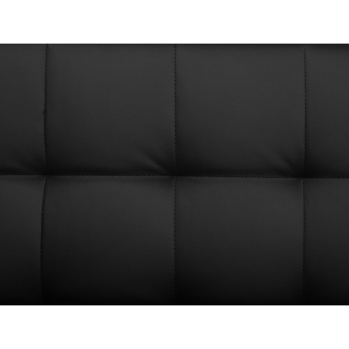 Otomana ekoskóra czarna ABERDEEN