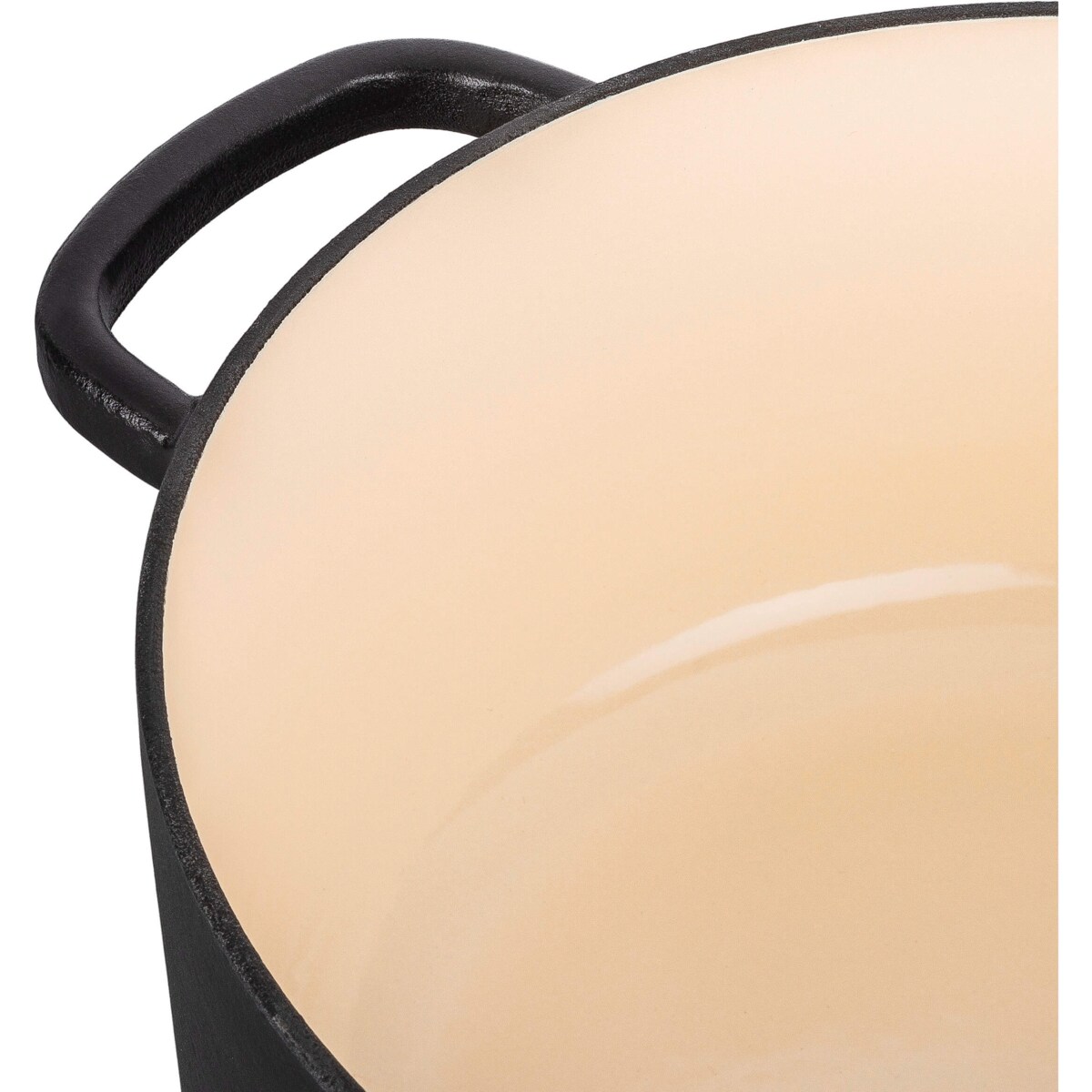 Garnek żeliwny okrągły Ballarini Bellamonte - 4 ltr, Czarny