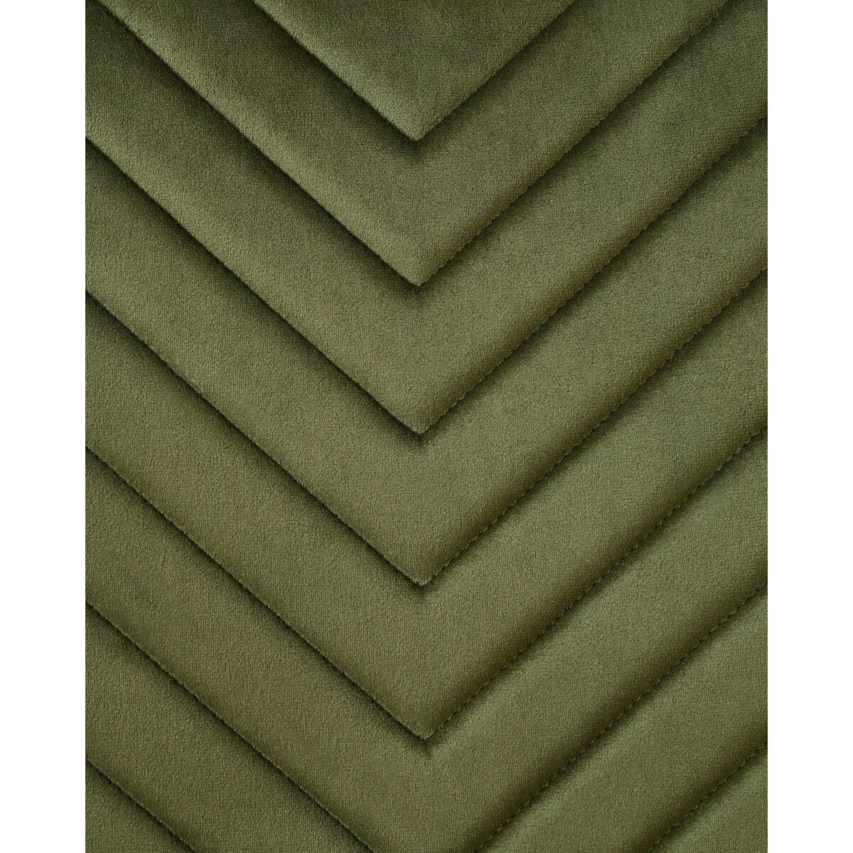 Zestaw 4 krzeseł do jadalni HAVRE Welur Oliwkowy