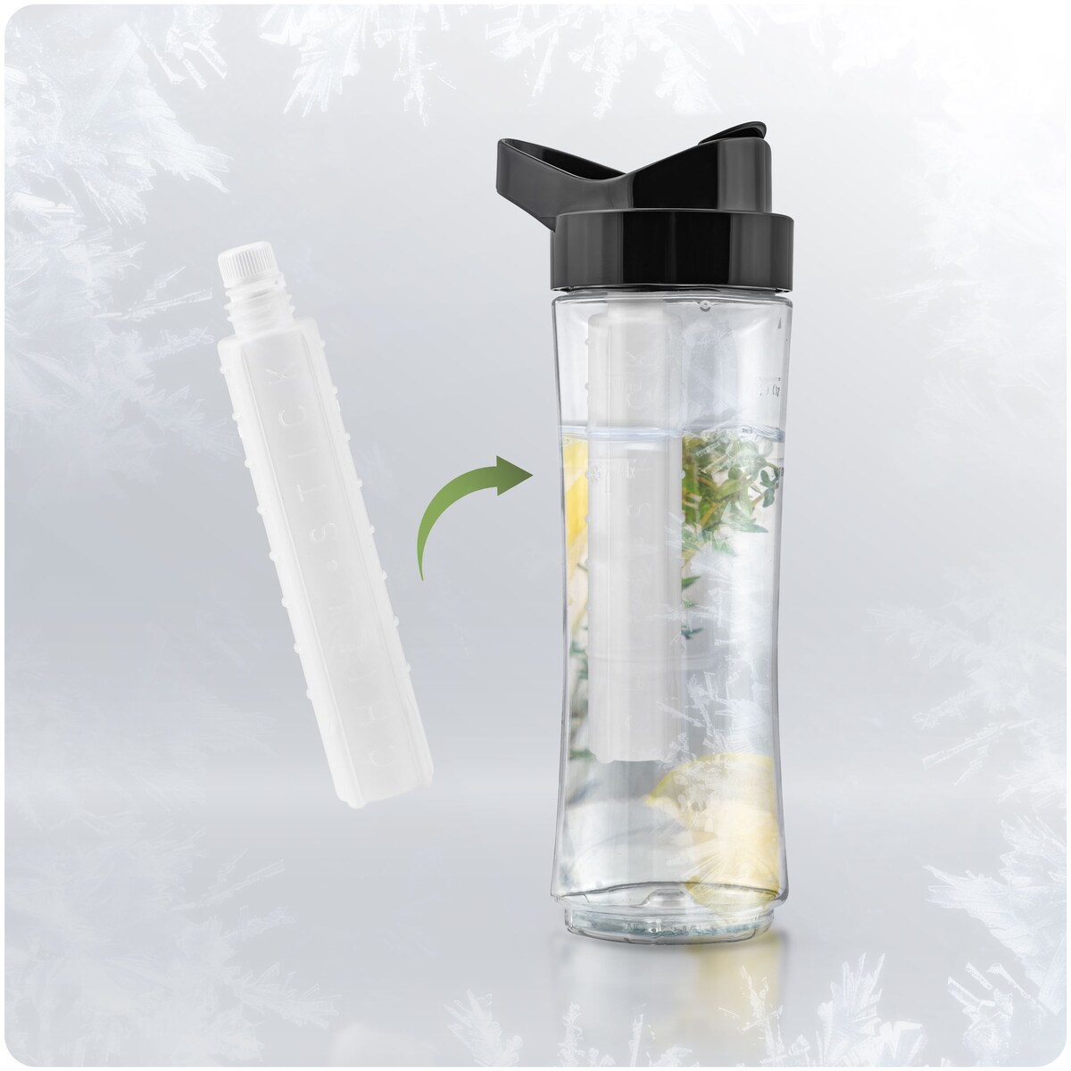 Pojemnik butelka do blendera 600ml + wkład chłodzący Berdsen