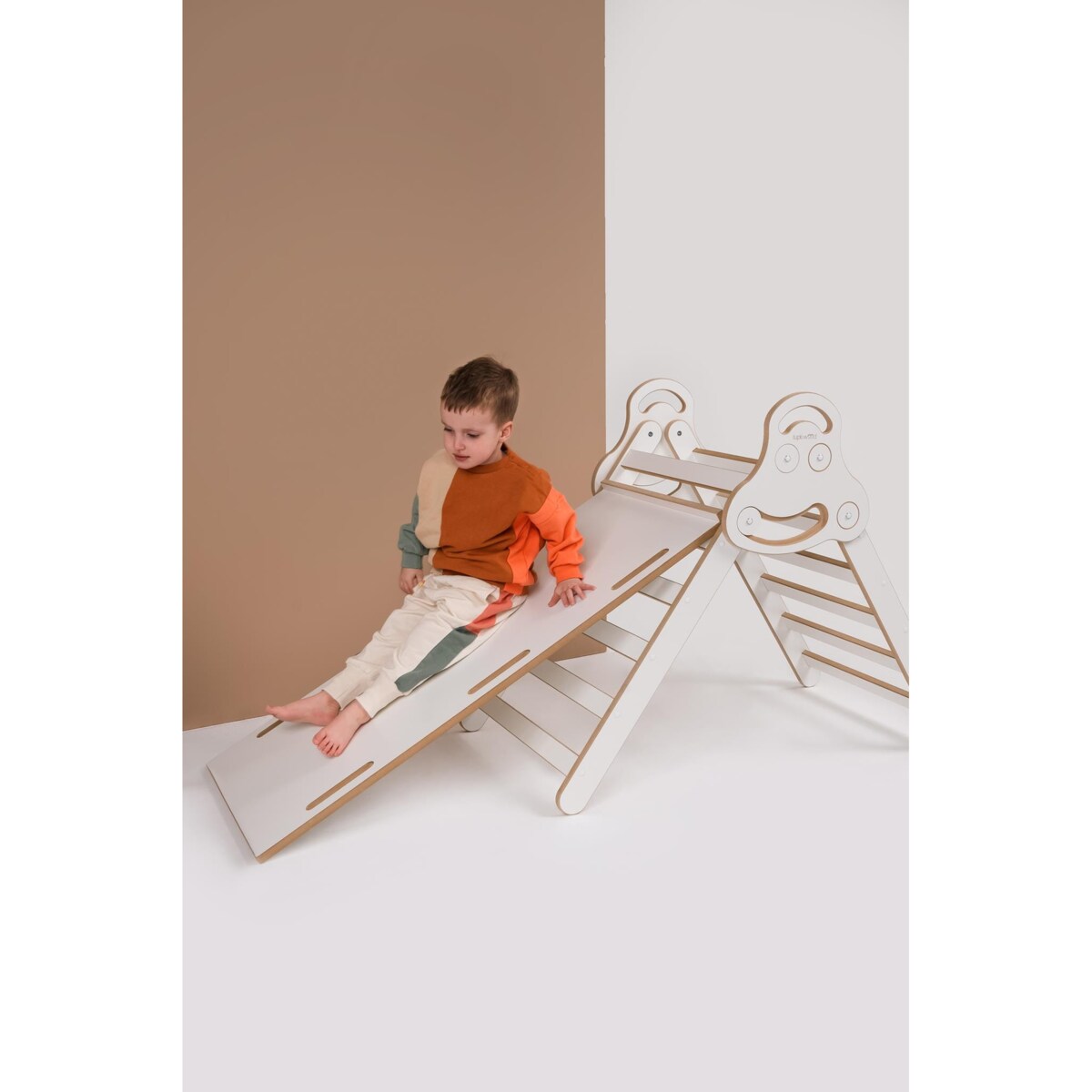 Drabinka Pikler + DUŻA zjeżdżalnia CHMURKI