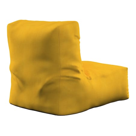 Pufo- fotel Poppy, musztardowy szenil, 87 x 31 x 75 cm, Lollipop