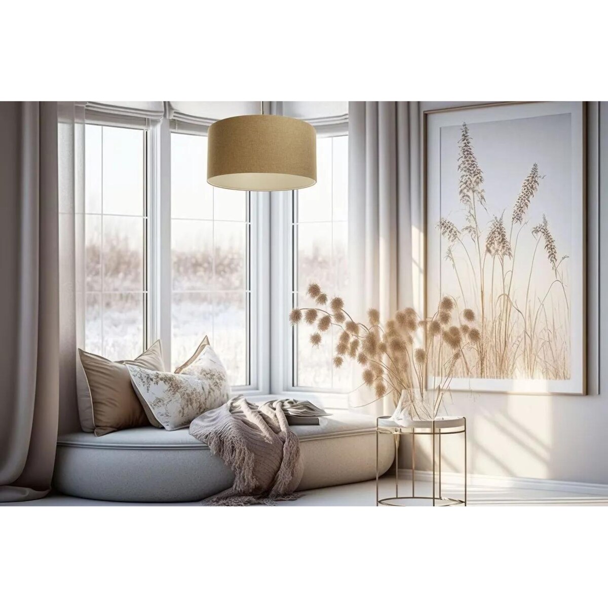 Lampa wisząca ERUTAN 70 żółta