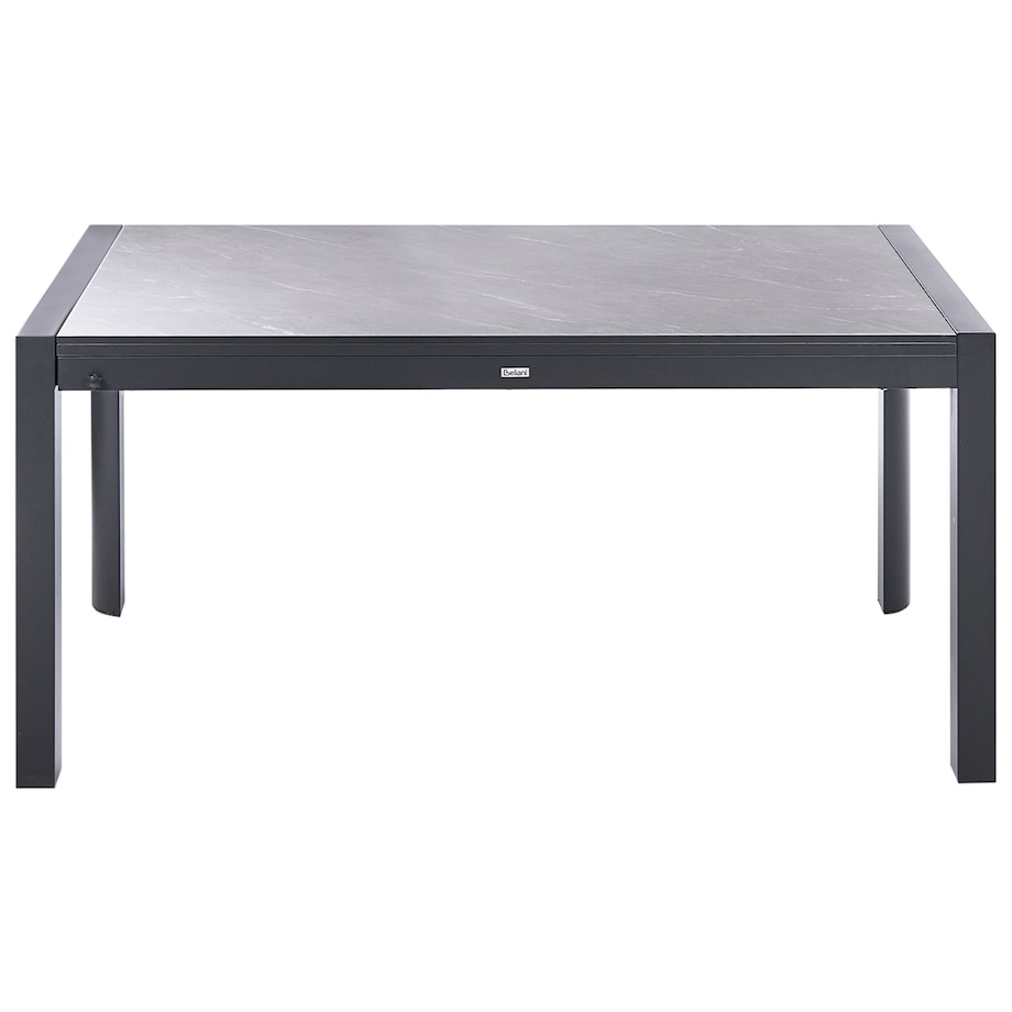 Stół ogrodowy rozkładany BINASCO 160/220 cm 90 cm Imitacja kamienia Szary