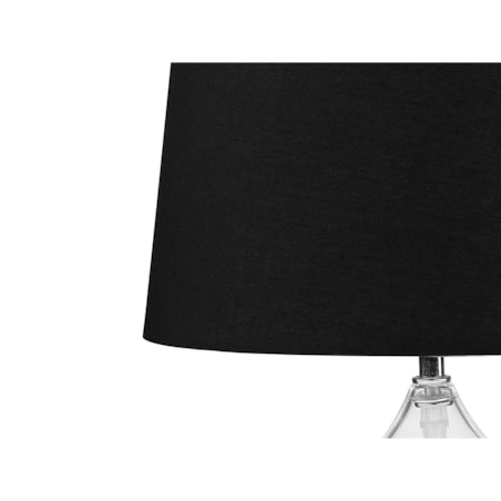 Lampa stołowa szklana czarna OSUM