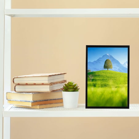 Ramka Na Zdjęcia 15X21 Cm Plakaty Rama Na Nóżce Stojąca Dekoracja Czarna