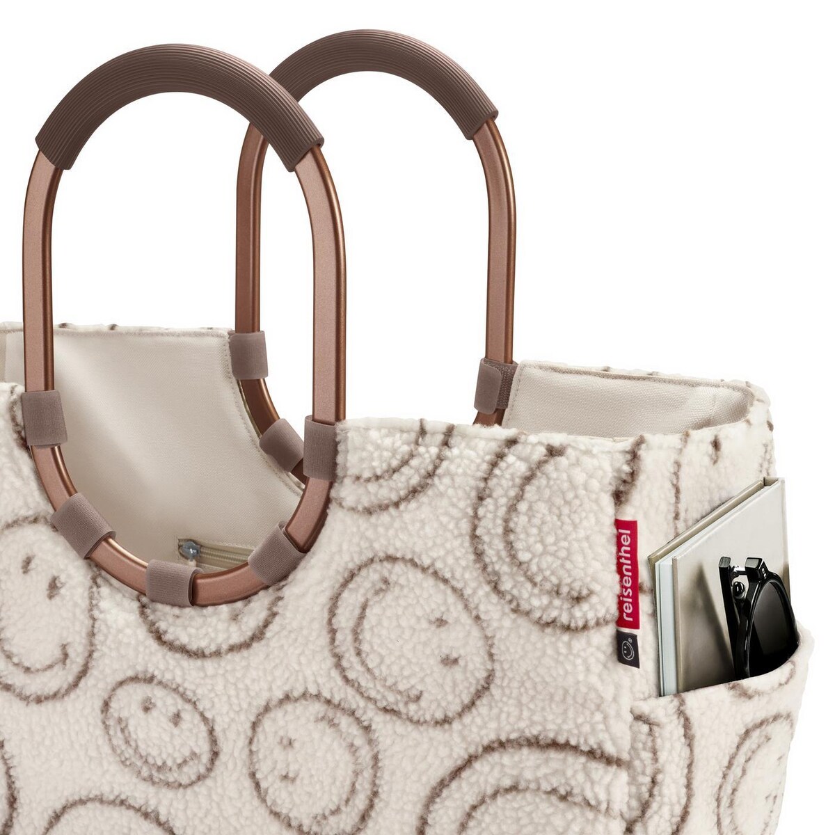 Torba LOOPSHOPPER L, smiley® teddy chocolate
