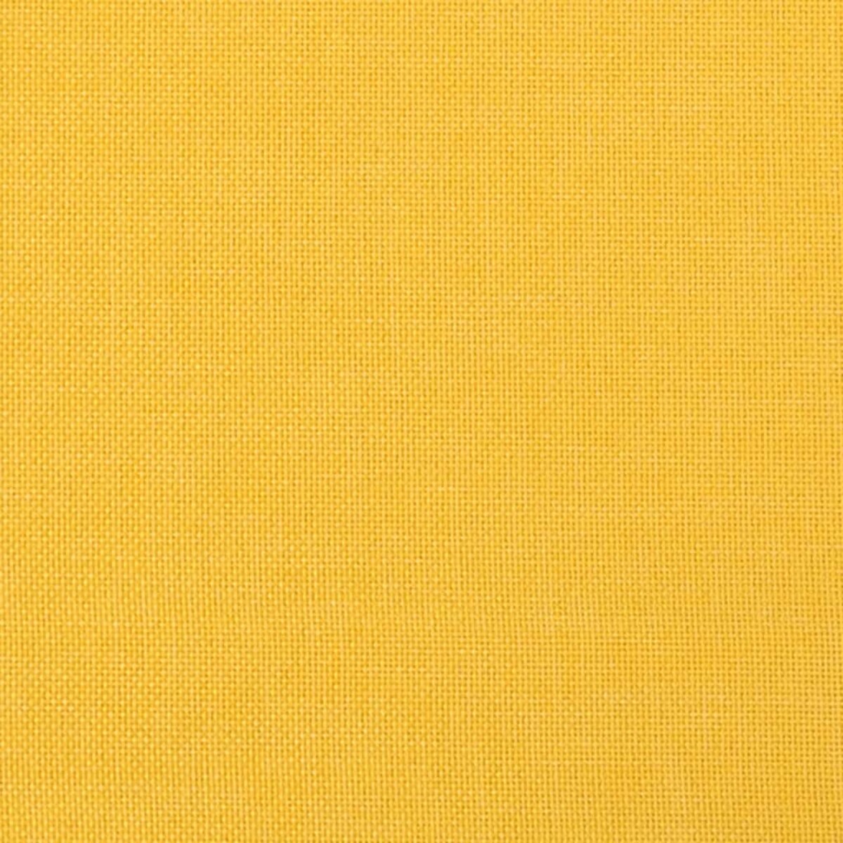 vidaXL Fotel, musztardowy, obity tkaniną