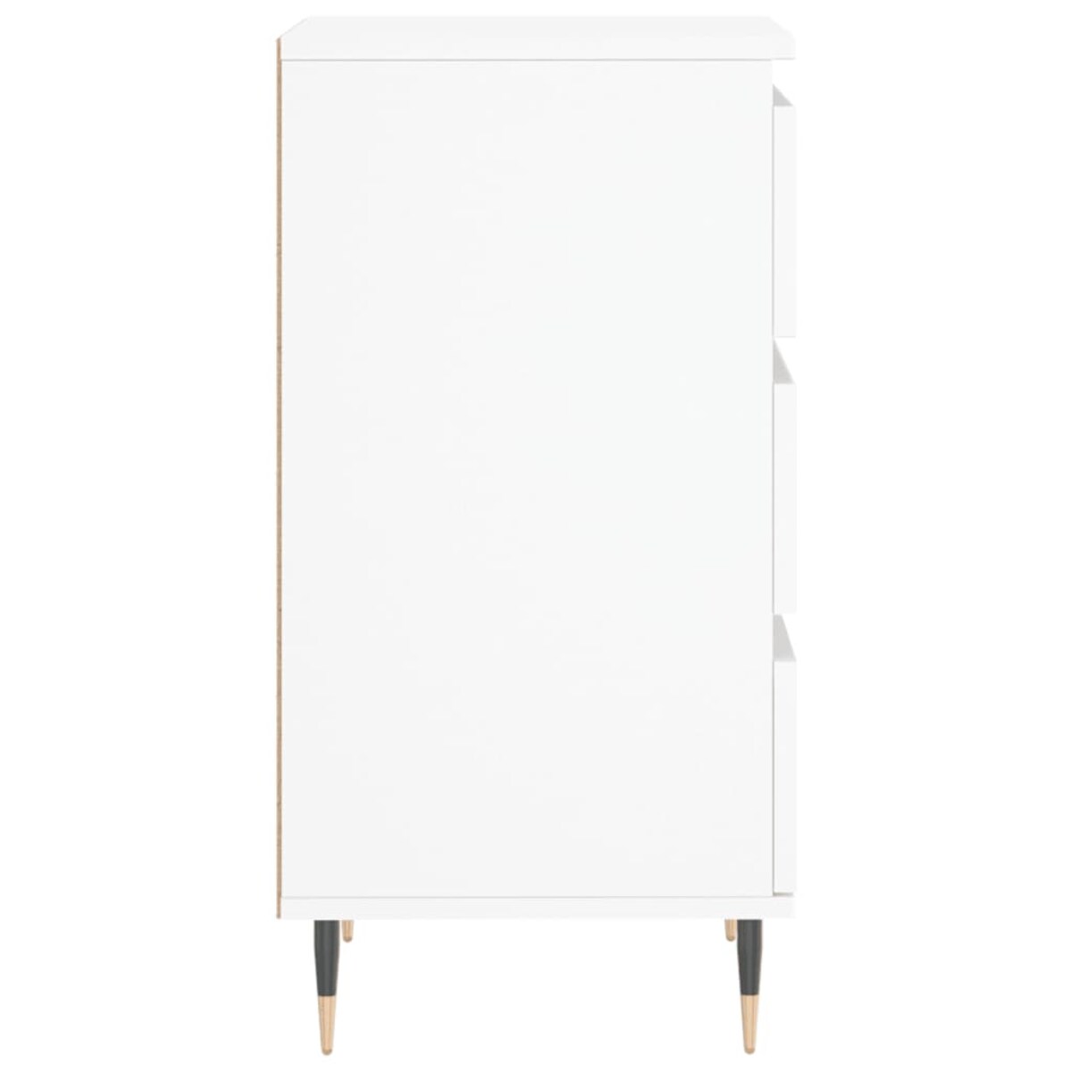 vidaXL Komoda, biała, 40x35x70 cm, materiał drewnopochodny